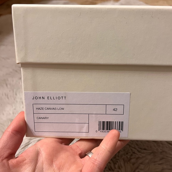 - NWT $645 John ElliottMen's Yellow Sneakers size 42 - Picture 9 of 15